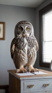 Gray Owl Paint, Office Decor Ideas, Neutral Wall Color, Interior Design Inspiration, Home Office Renovation