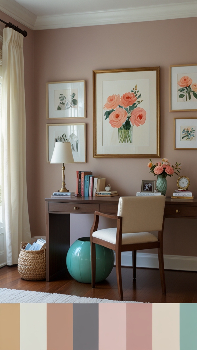 office decor, home workspace, elegant design, interior styling, contemporary furnishings