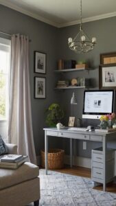 home office design, home office decor, painting tips, interior design ideas, home remodeling