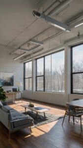 uncertain gray paint, modern office design, flexible office layout, contemporary office decor, office interior ideas