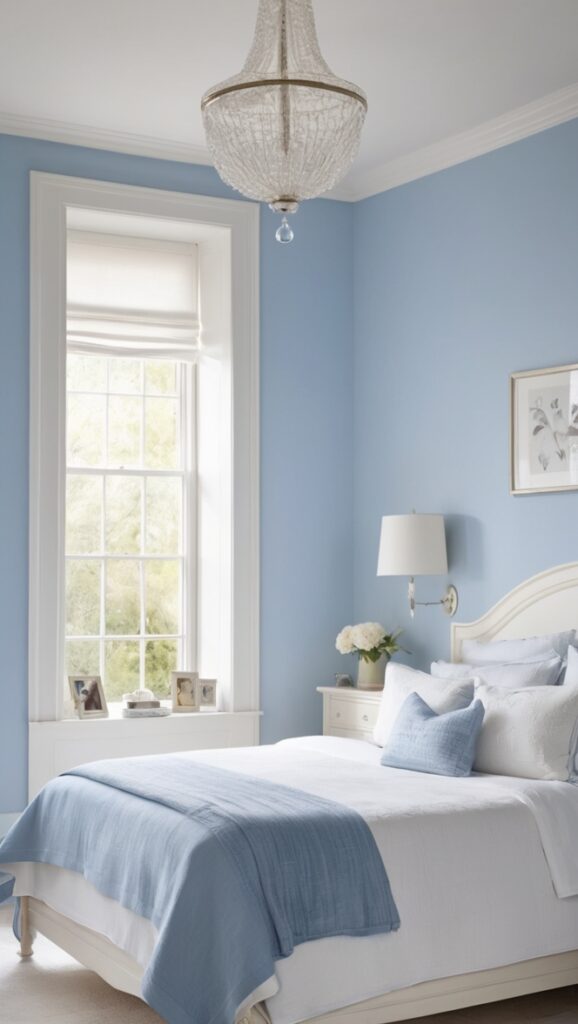 blue and white bedroom decor, elegant bedroom furniture, luxury bedroom design, stylish bedroom accessories, classic bedroom interior