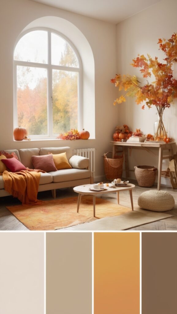 autumn color schemes, fall color wheel, autumn color trends, warm autumn color palette, autumn color combinations