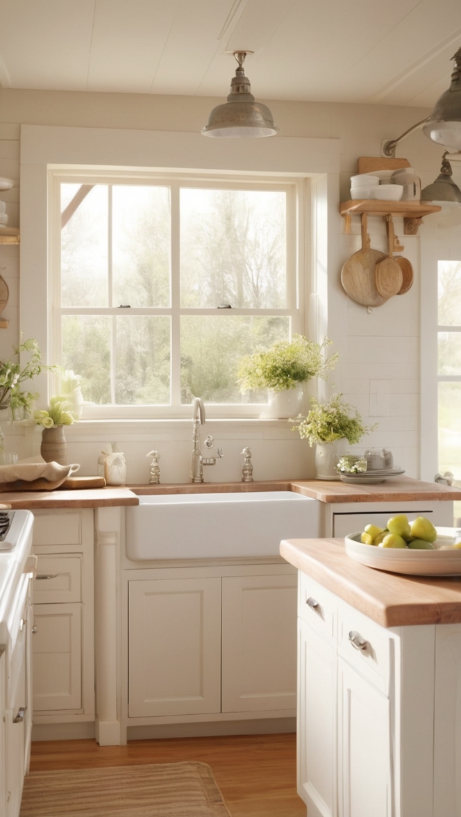 farmhouse kitchen decor, rustic kitchen design, country kitchen style, vintage farmhouse kitchen, modern farmhouse interior 