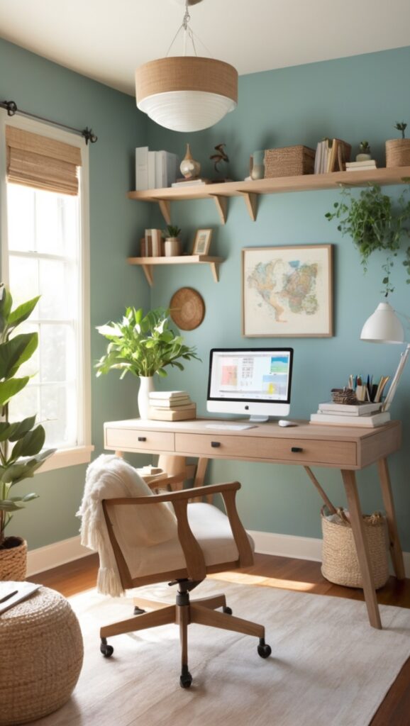 cozy home office decor, home office organization, modern home office design, small home office ideas, stylish home office furniture