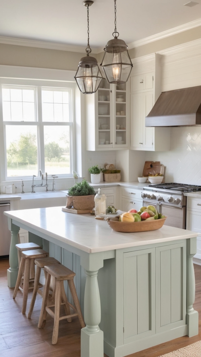 farmhouse kitchen island, rustic kitchen island, distressed kitchen island, vintage kitchen island, reclaimed wood kitchen island
