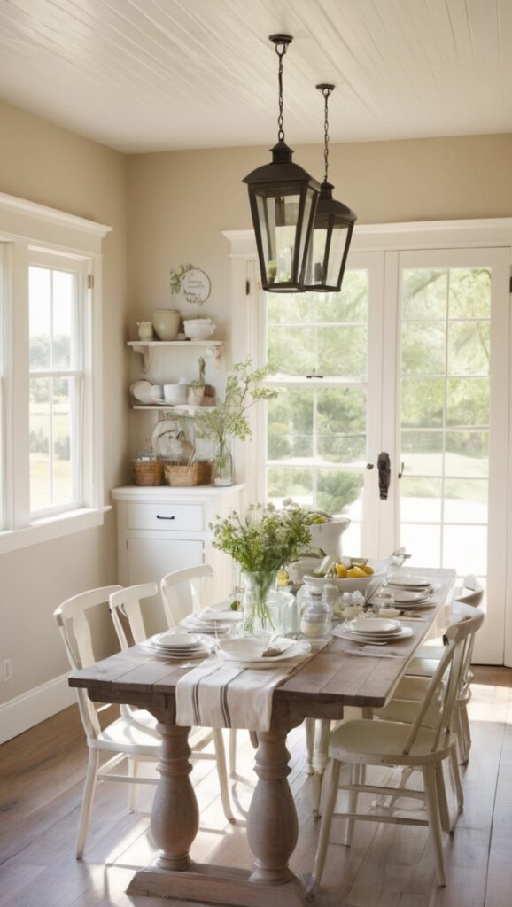 rustic farmhouse table, antique farmhouse table, distressed farmhouse table, vintage farmhouse table, handmade farmhouse table