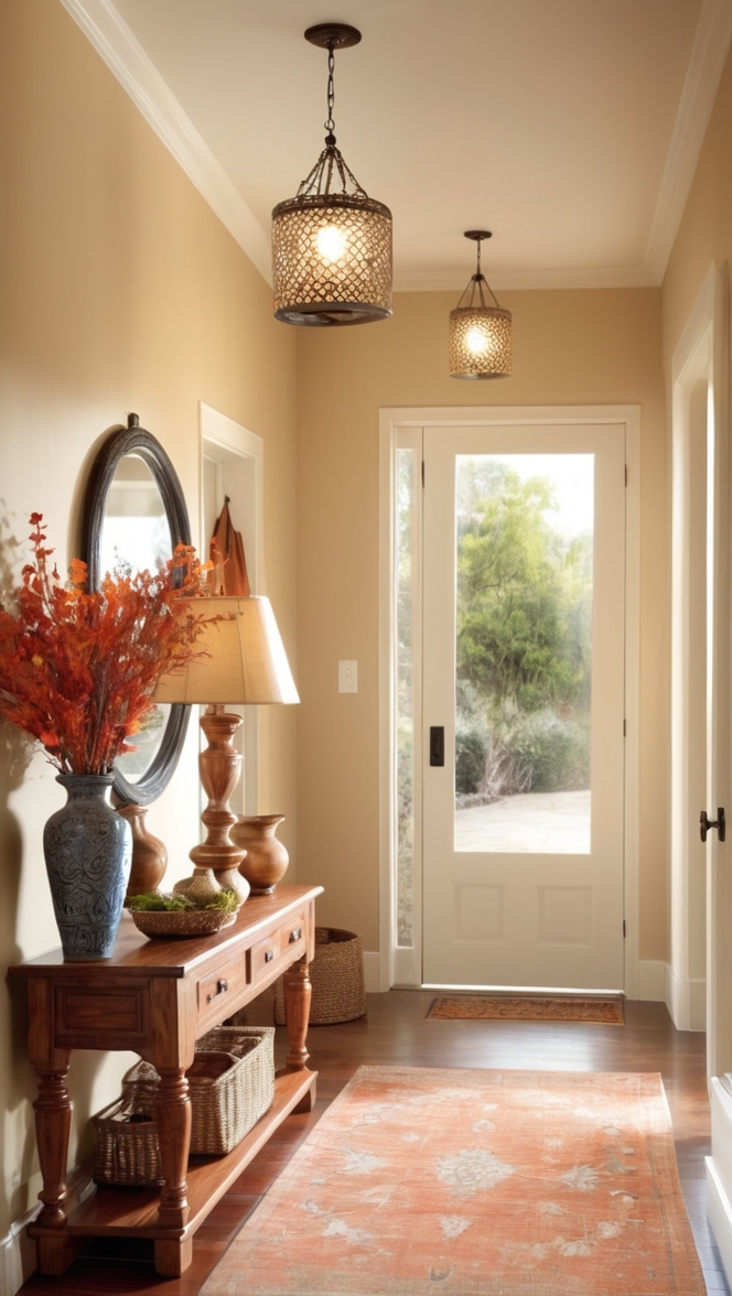 Indian home decor, Entryway decor, Interior design, Indian furniture, Home styling 