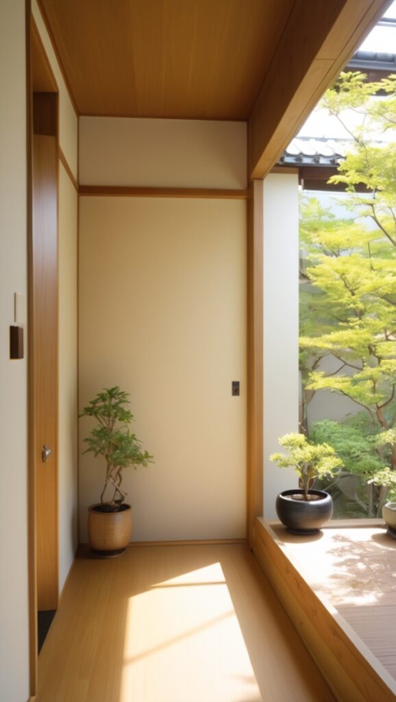 Japanese home design, Japanese interior decor, Traditional Japanese house, Kyoto architecture, Japanese entrance garden