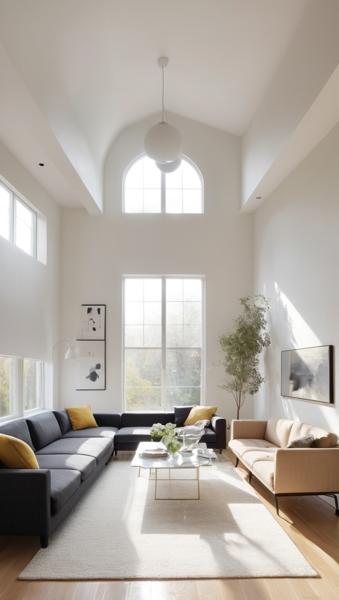 minimalist furniture , modern interior design , contemporary home decor , sleek decor , stylish living room 