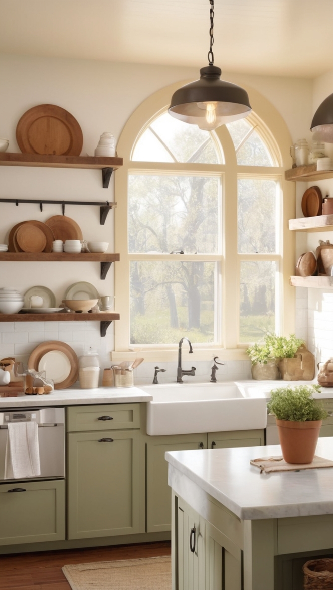 rustic kitchen design, farmhouse style decor, vintage country kitchen, rustic wood cabinets, antique farmhouse sink