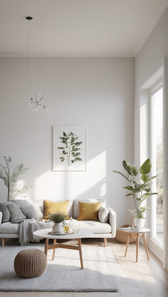scandinavian interior design, nordic home decor, minimalist furniture, modern scandinavian living room, neutral color palette
