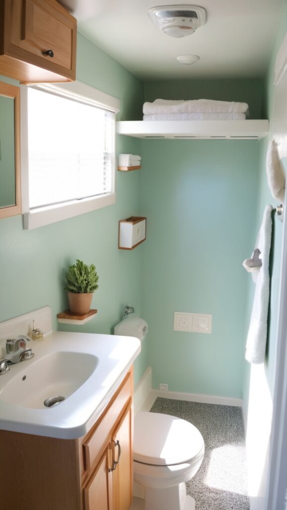camper bathroom renovation, best small camper bathroom ideas, tips for remodeling a small camper bathroom, small camper bathroom makeover, camper bathroom design ideas