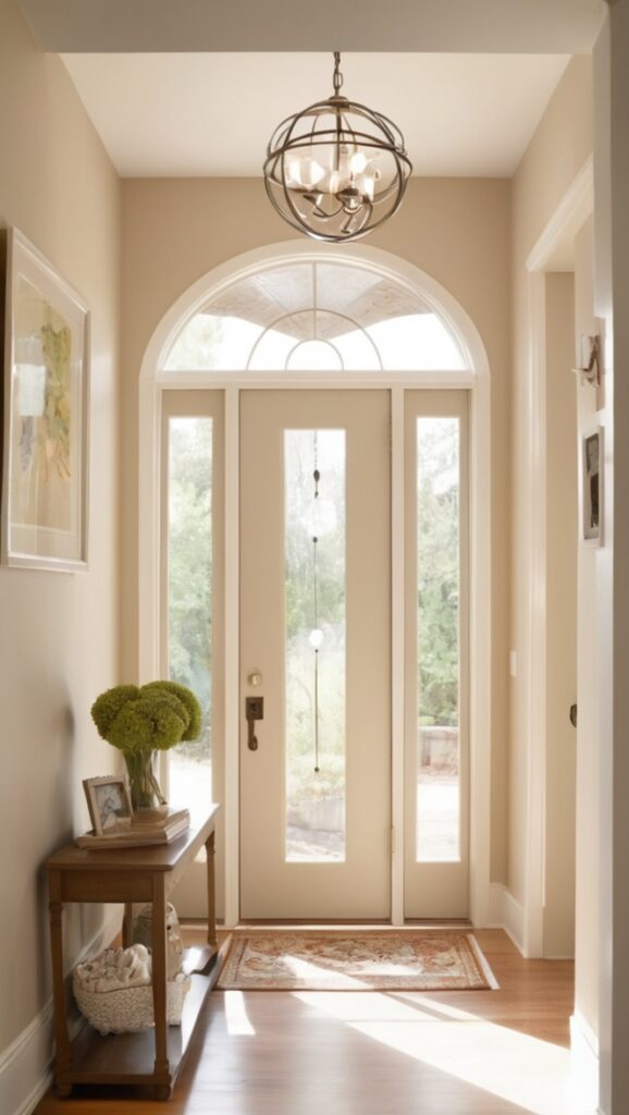 home decor, entryway decor, interior design, small space decor, hallway decor