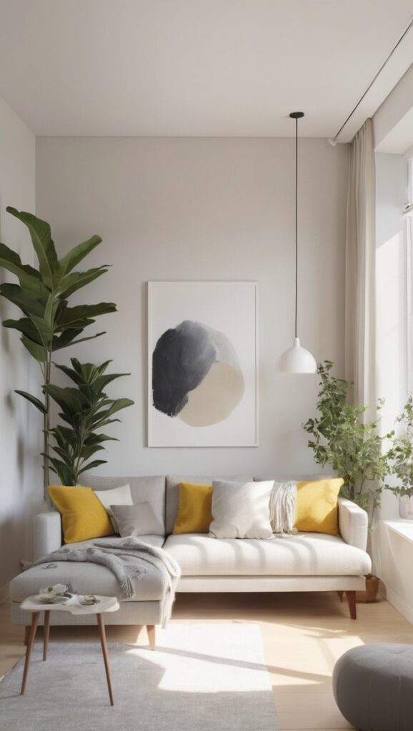 small living room design, minimalist home decor, modern living room ideas, simple decor ideas, elegant living room design