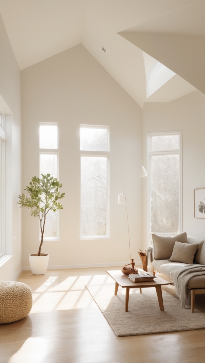 modern living room design, elegant living room ideas, contemporary minimalist decor, stylish neutral palette, cozy Scandi style 