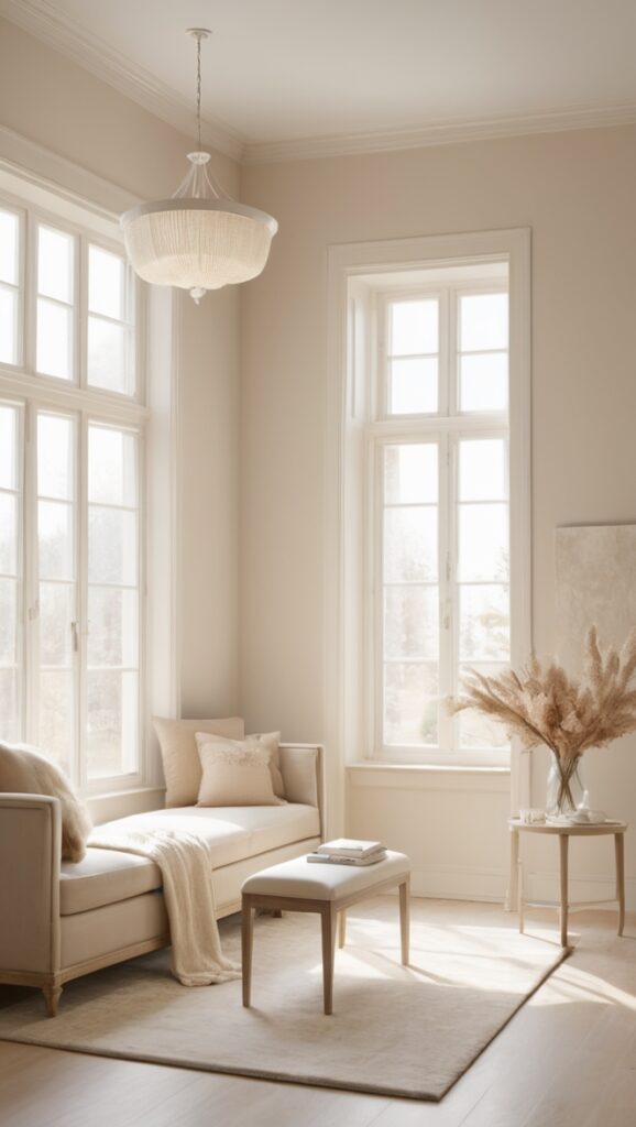 beige home decor, luxury beige interiors, elegant beige furniture, neutral beige design, chic beige decor