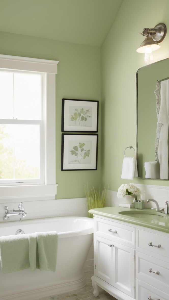 bathroom fixtures, black hardware, green tiles, modern bathroom design, luxury bathroom decor