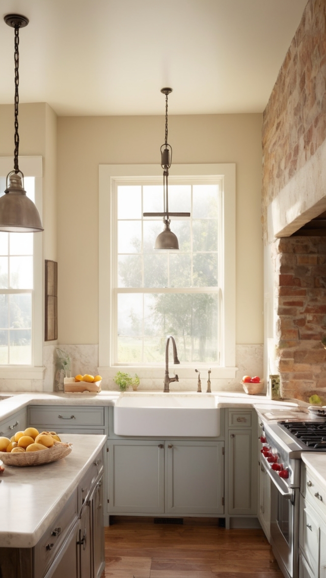 farmhouse kitchen design, kitchen renovation, rustic European kitchen, modern farmhouse decor, vintage kitchen style