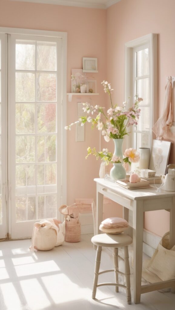 light pink color palette, pastel spring color palette, soft spring color palette, bright spring color palette, fresh spring color palette