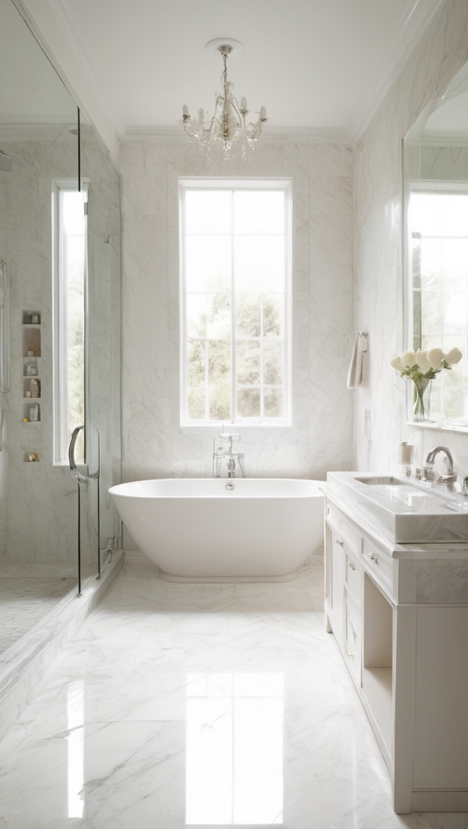 marble tile flooring, marble tile backsplash, marble tile shower, marble tile countertops, marble tile kitchen 