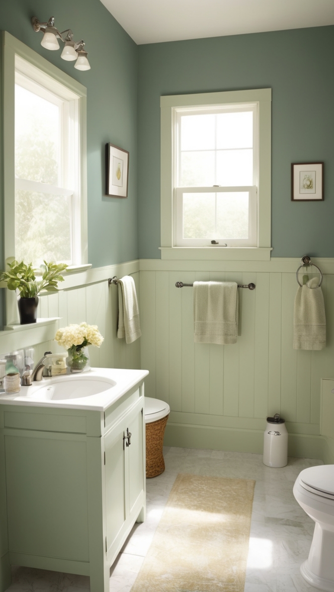 green bathroom remodel, green bathroom ideas, moody bathroom decor, dark green bathroom, luxurious bathroom design