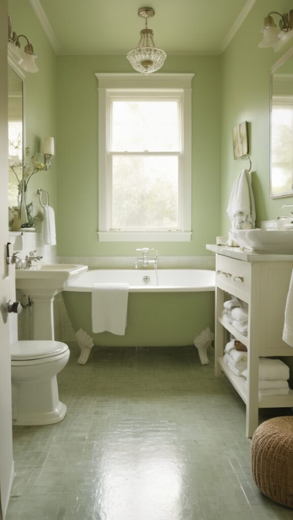 green bathroom remodel, green bathroom ideas, moody bathroom decor, dark green bathroom, luxurious bathroom design