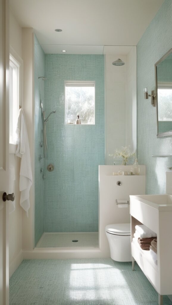mosaic tiles, bathroom mosaic, mosaic tile design, mosaic tile installation, mosaic tile patterns
