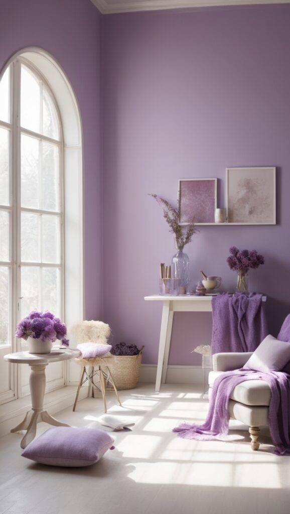 plum color palette, lavender color palette, violet color palette, mauve color palette, amethyst color palette