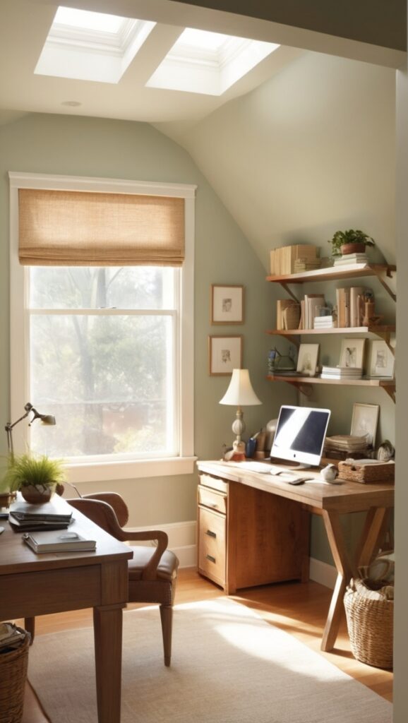 cozy office decor, modern home office design, small office space ideas, home office organization, comfortable office furniture