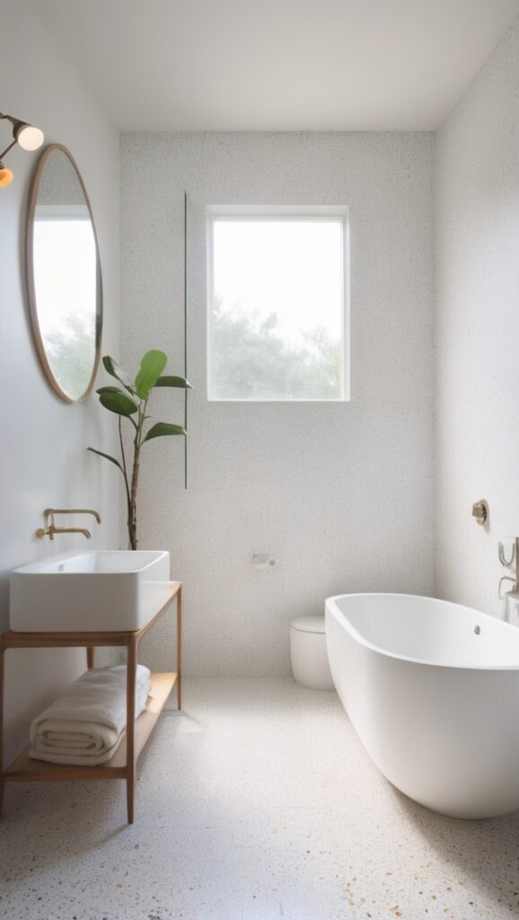 terrazzo tile bathroom, terrazzo bathroom tiles, terrazzo floor bathroom, terrazzo tile shower, terrazzo flooring bathroom