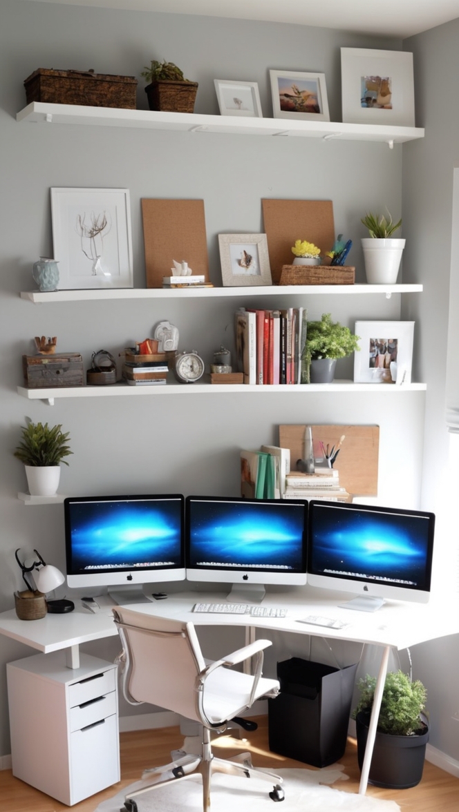 monitor stand, multi monitor setup, triple monitor desk setup, ergonomic monitor setup, adjustable monitor stand 