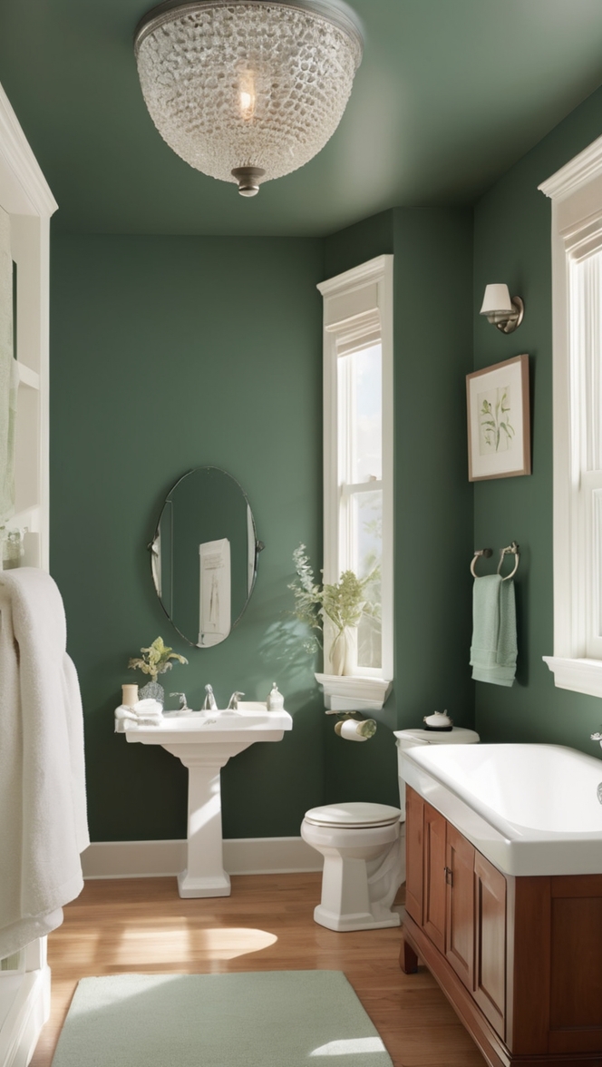 dark green tile, bathroom remodel, luxury bathroom, modern bathroom design, green bathroom accessories