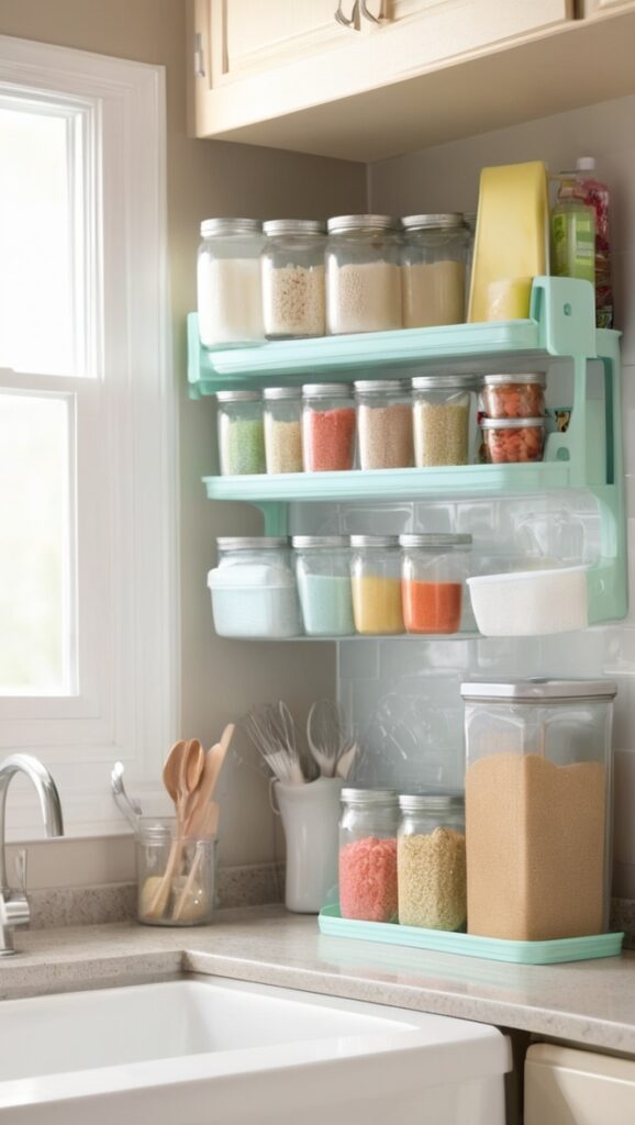 dollar tree organization items, dollar tree kitchen storage, dollar tree organization hacks, dollar tree organization ideas, dollar tree organizing baskets