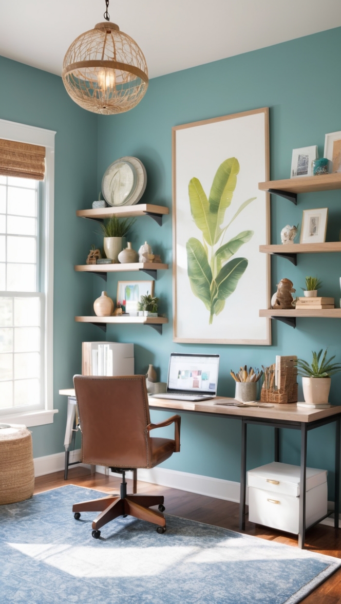 home office design, ergonomic chair, dual monitor setup, wireless mouse, adjustable desk