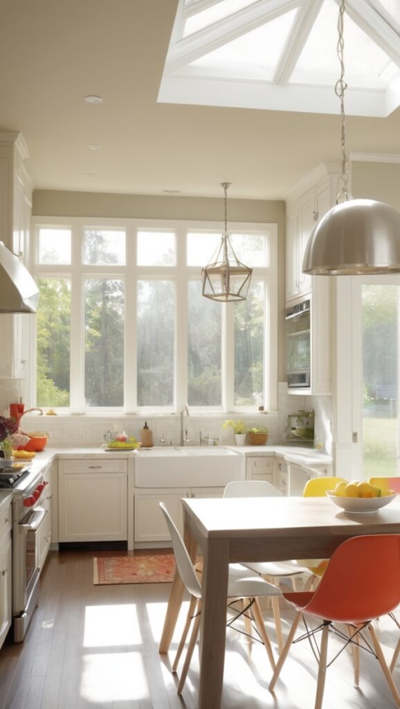 open concept kitchen living room, modern open concept living, spacious kitchen living room, contemporary open concept design, open plan kitchen living