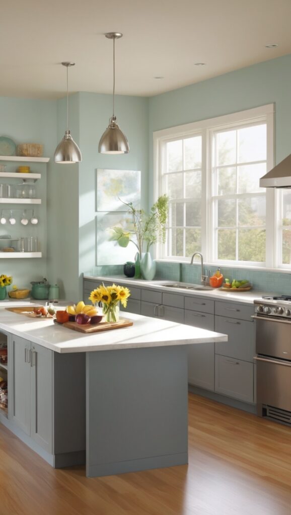 modern open kitchen design, kitchen renovation ideas, contemporary kitchen remodel, spacious kitchen layout, minimalist kitchen concept