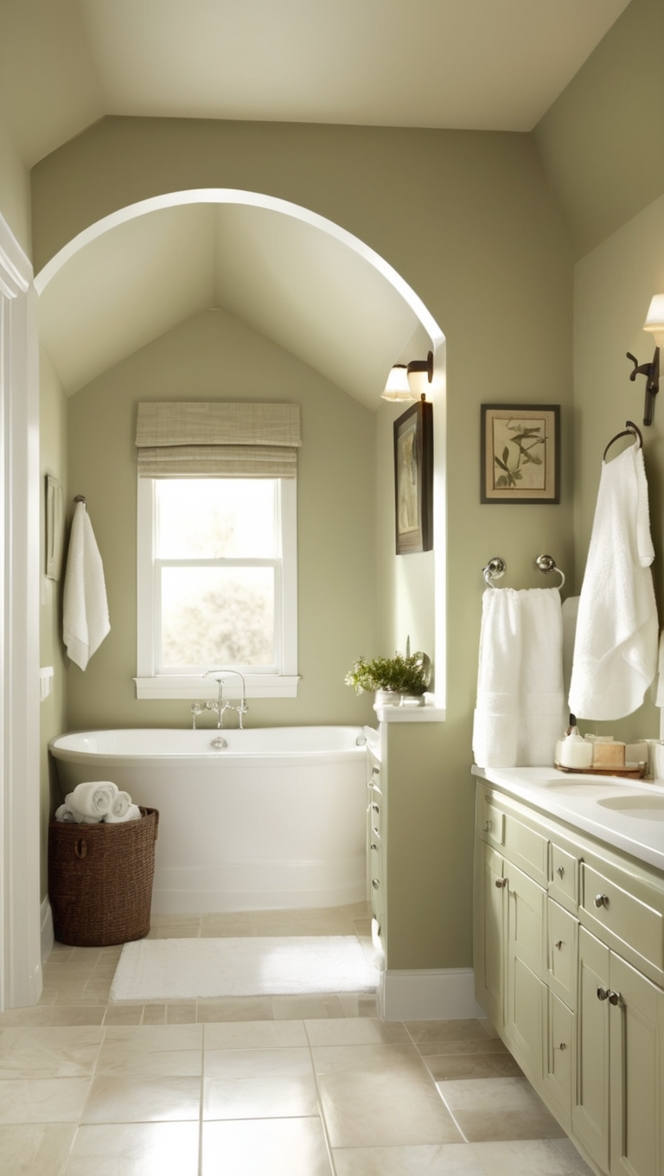 olive green bathroom decor, olive green bathroom accessories, olive green bathroom paint, olive green bathroom tiles, olive green bathroom curtains