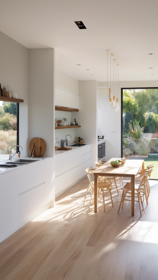 open plan kitchen design, kitchen living room design, open concept kitchen, combined kitchen and dining, kitchen dining living space 