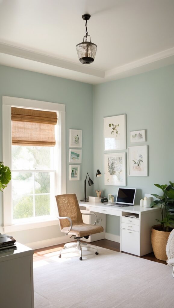 small home office, guest room, home office design, small office space, guest room ideas