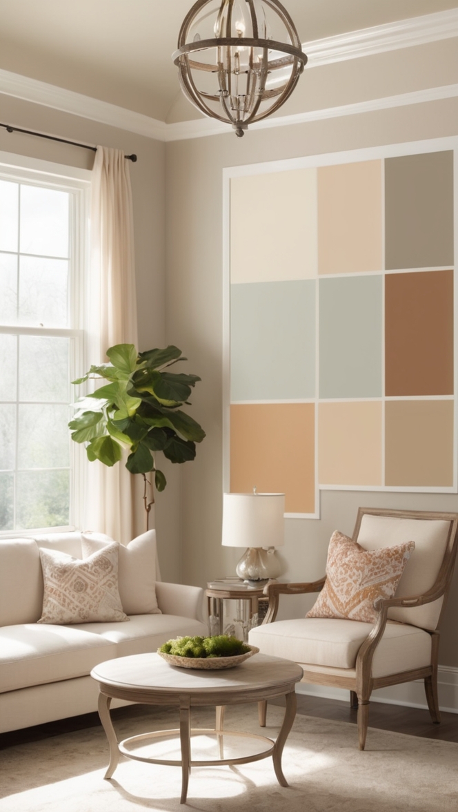 taupe paint color, neutral paint colors, beige interior paint, best beige paint color, warm beige paint palette