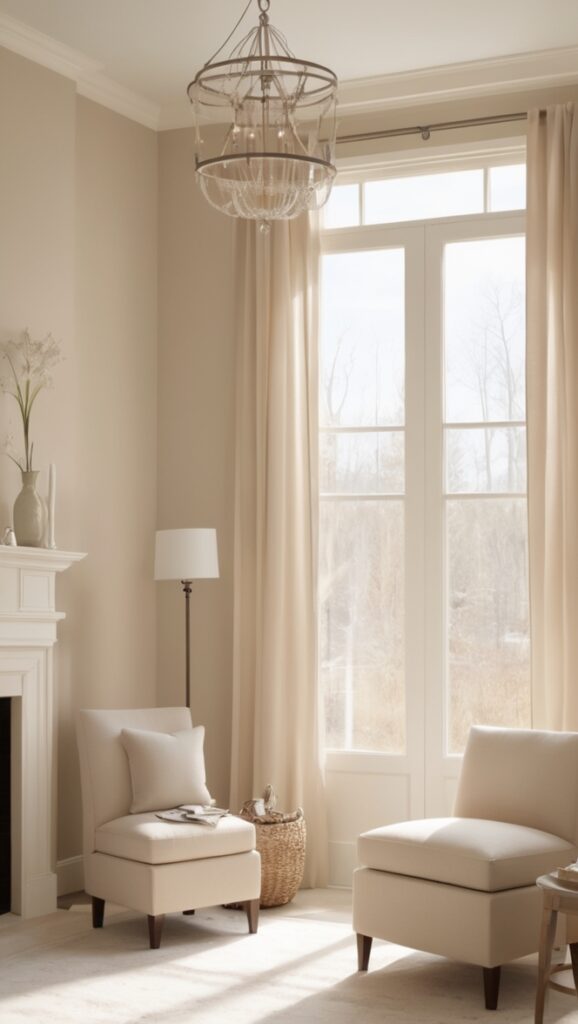 taupe paint color, neutral paint colors, beige interior paint, best beige paint color, warm beige paint palette