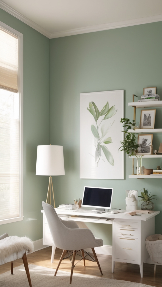 minimalist home office decor, modern home office design, sleek home office furniture, contemporary home office setup, elegant home office accessories