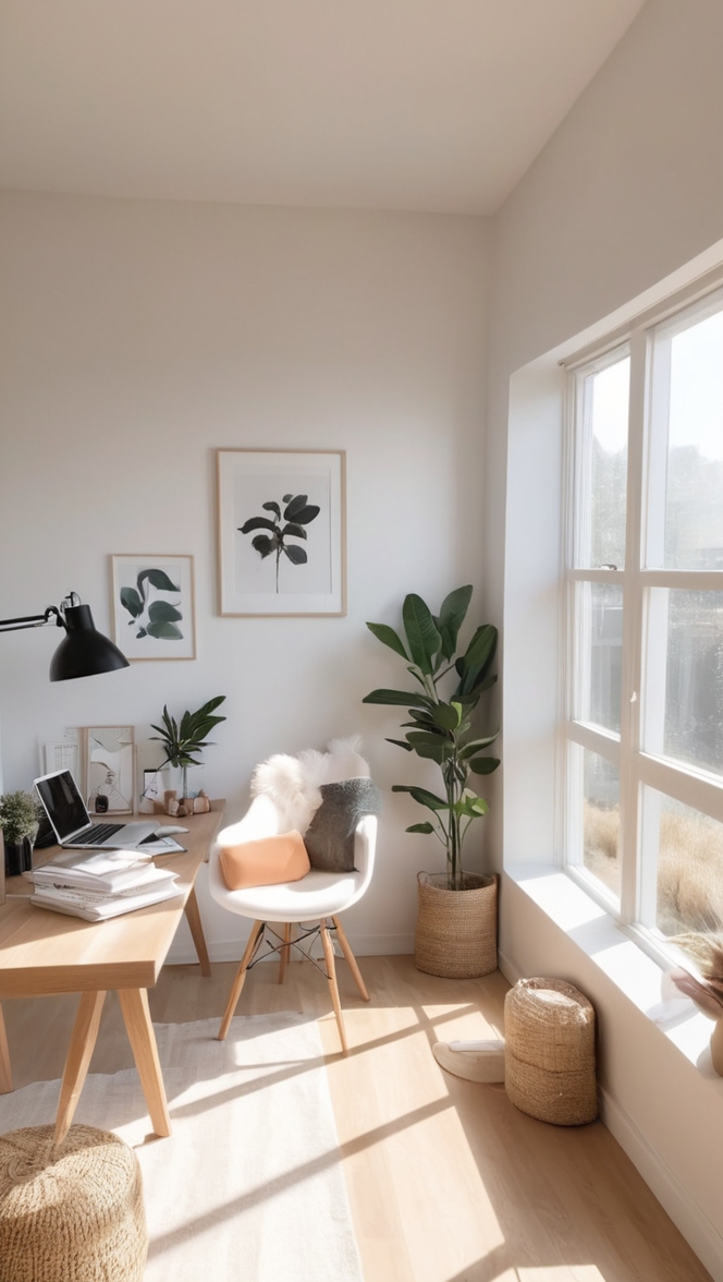 minimalist home office decor, modern home office design, sleek home office furniture, contemporary home office setup, elegant home office accessories 