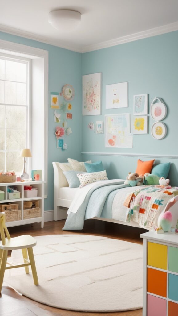 kids room color scheme, kids room paint colors, kids room decorating ideas, kids room design, kids room wall colors