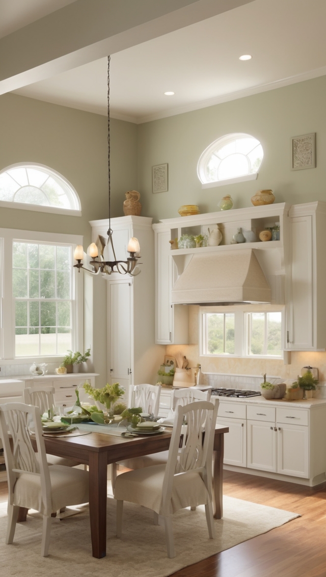 modern kitchen design, kitchen remodel ideas, contemporary kitchen decor, spacious dining area, luxury living room design