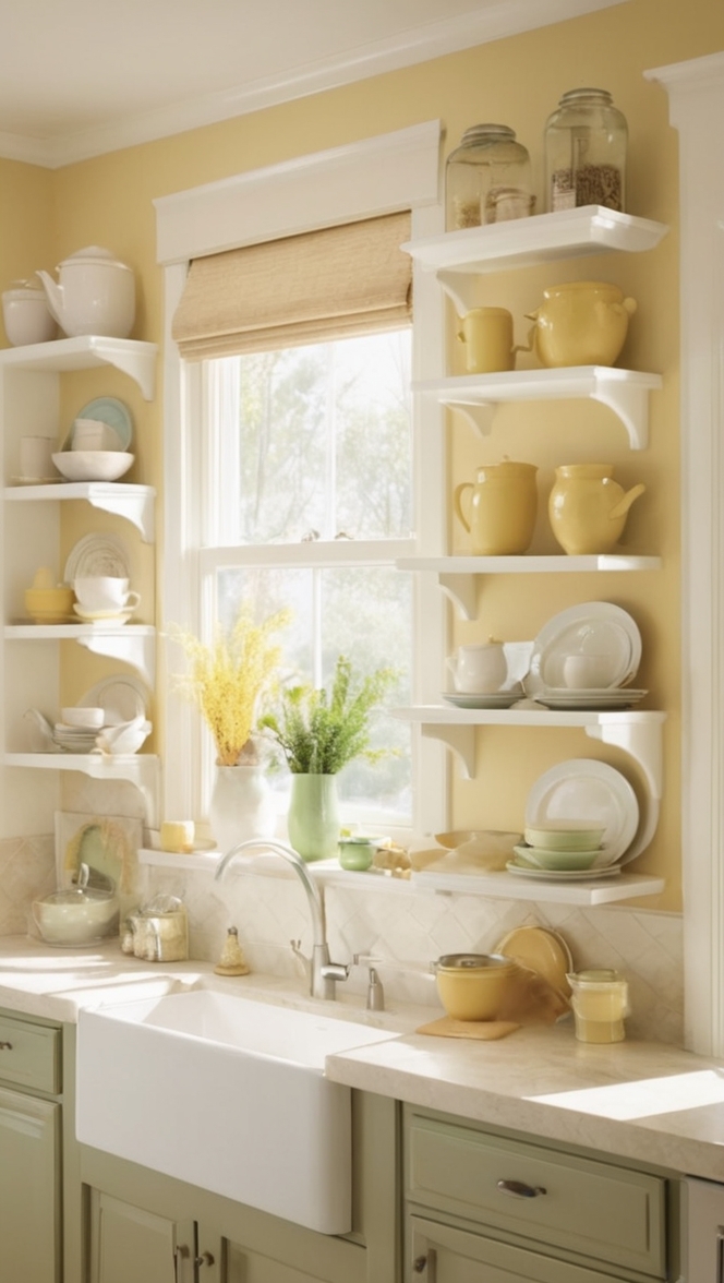 kitchen remodeling ideas, modern kitchen shelves, stylish kitchen design, contemporary kitchen storage, creative kitchen shelving