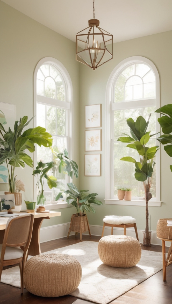 plant decor office, home office plants, indoor office plants, desk plants, office plant decoration