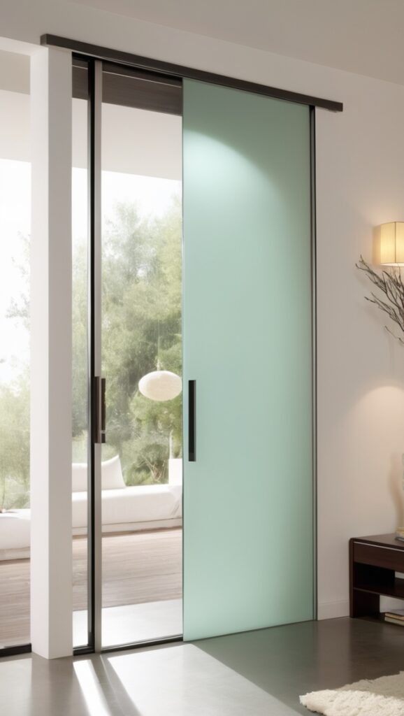 sliding door glass, custom sliding door, modern glass door, contemporary door design, glass sliding system