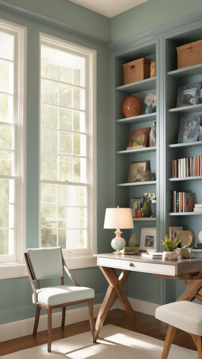 small home office setup, home office design ideas, compact home office furniture, stylish home office decor, cozy home office space