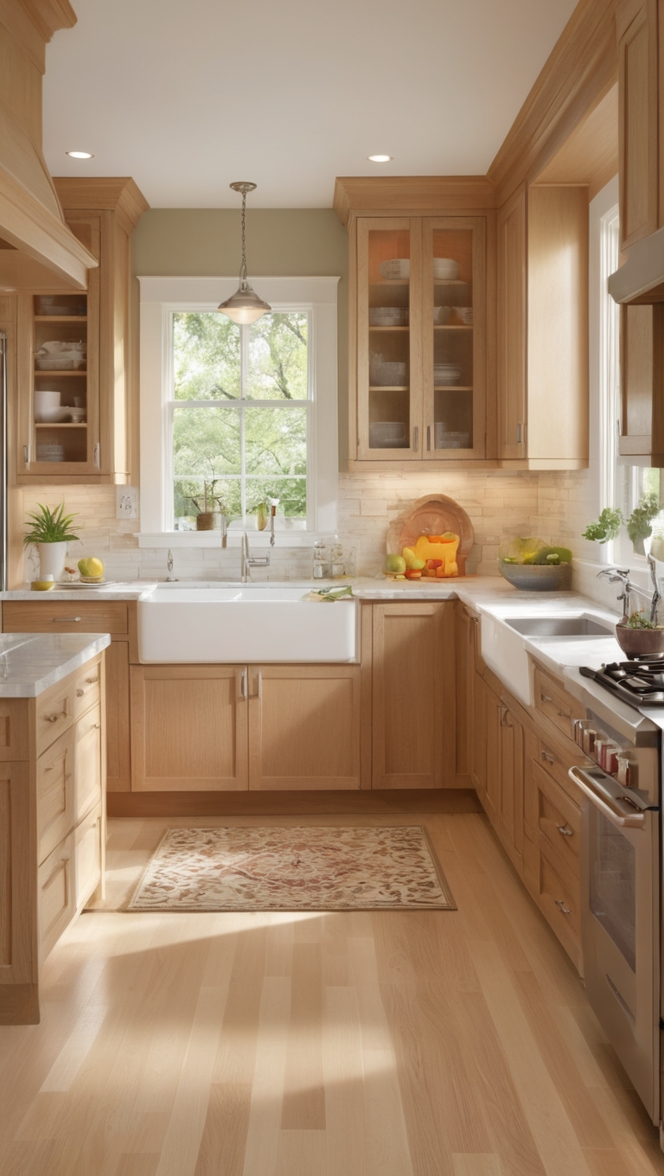 white oak cabinets, custom white oak cabinets, modern white oak kitchen, white oak cabinetry, durable white oak cabinets 